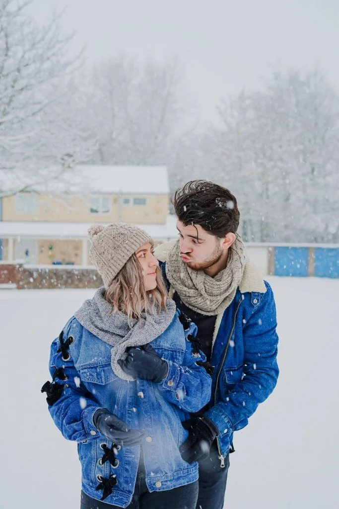 Breathtaking winter photoshoot in Lithuania