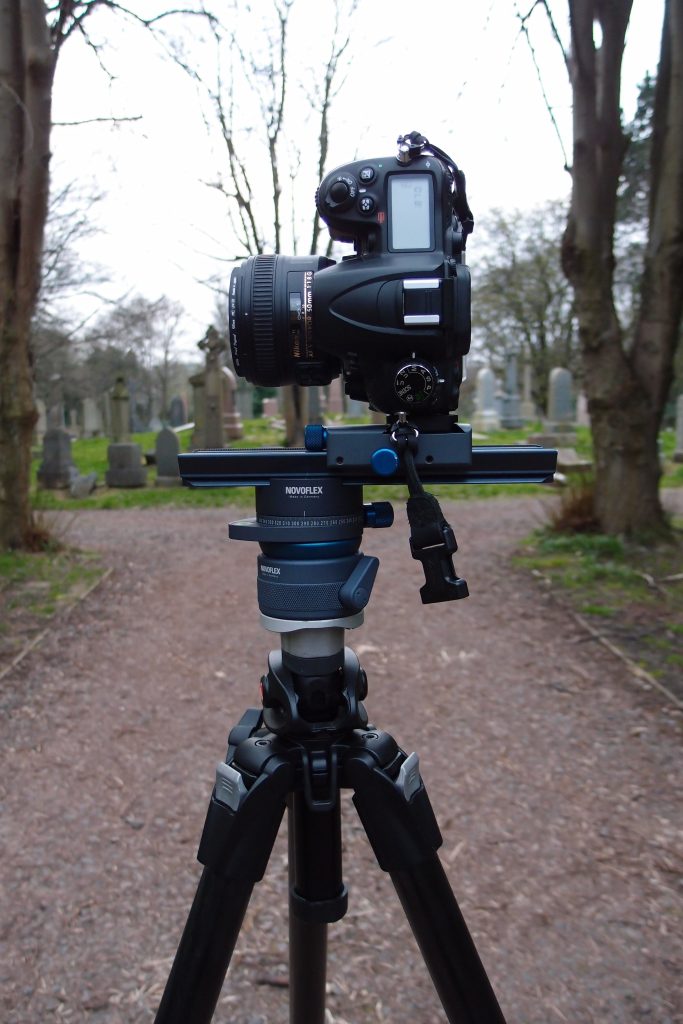 Camera set-up for landscape photography.