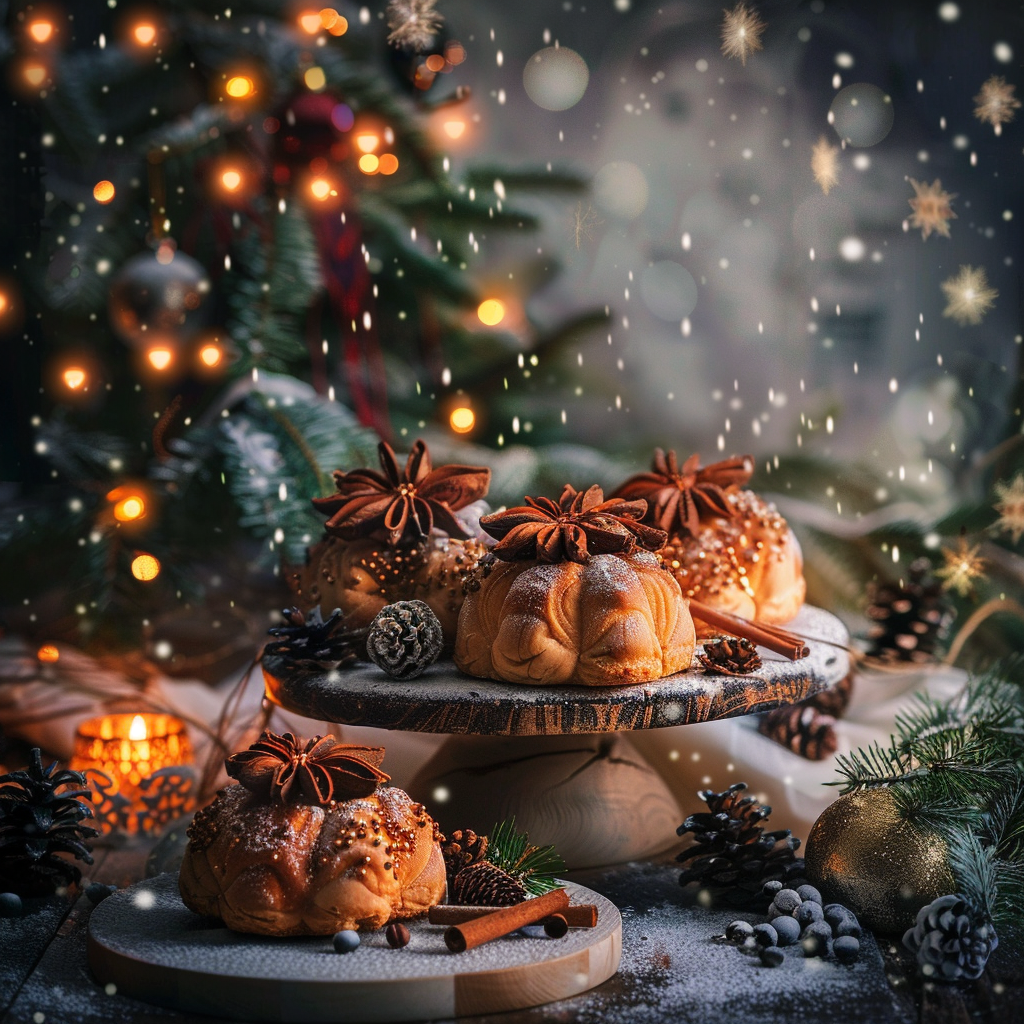 Using Props and Backgrounds in Christmas Food Photography